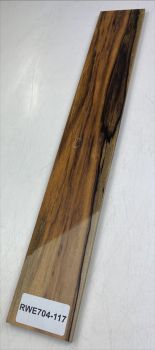 Griffbrett Weißes Ebenholz 520x75x9mm Einzelstück #117